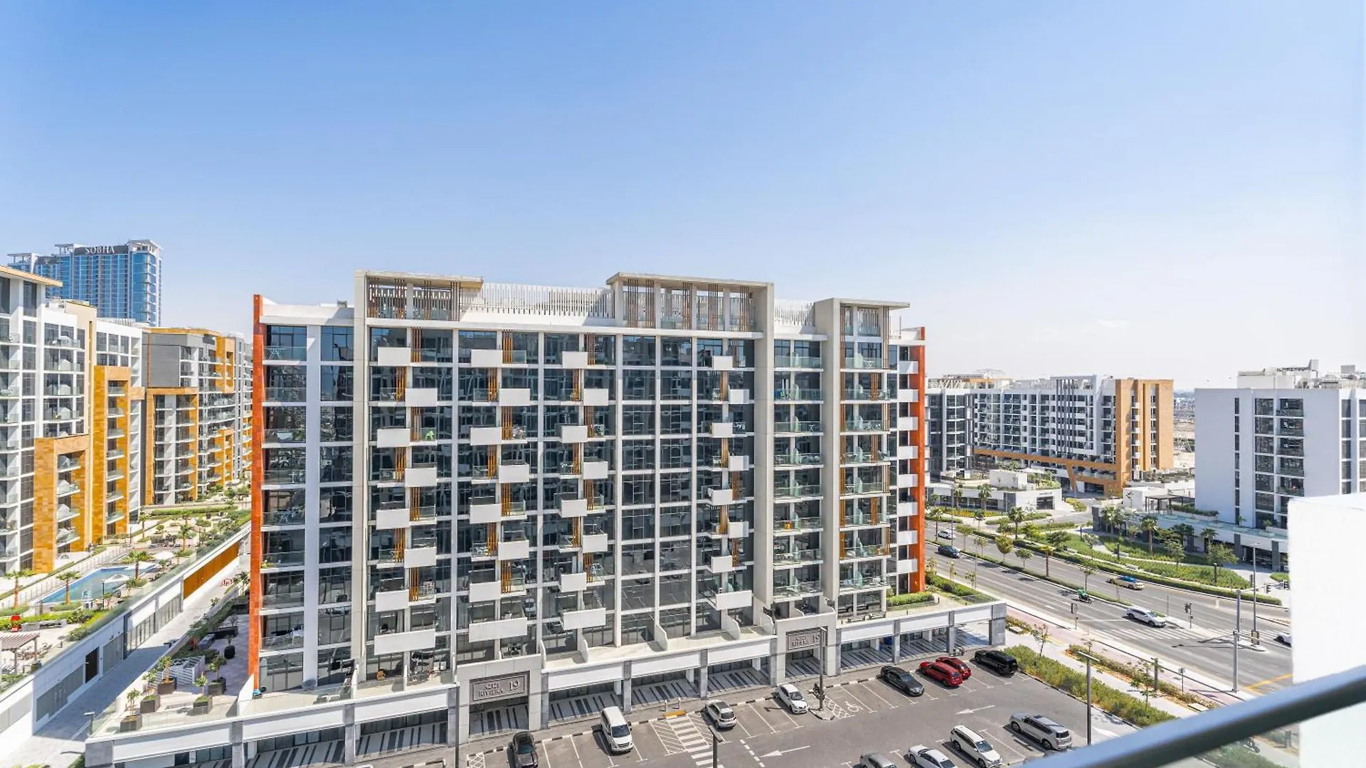 شقة Escape24 Stylish Studio Azizi Riviera 8 Meydan One دبي الإمارات العربية المتحدة